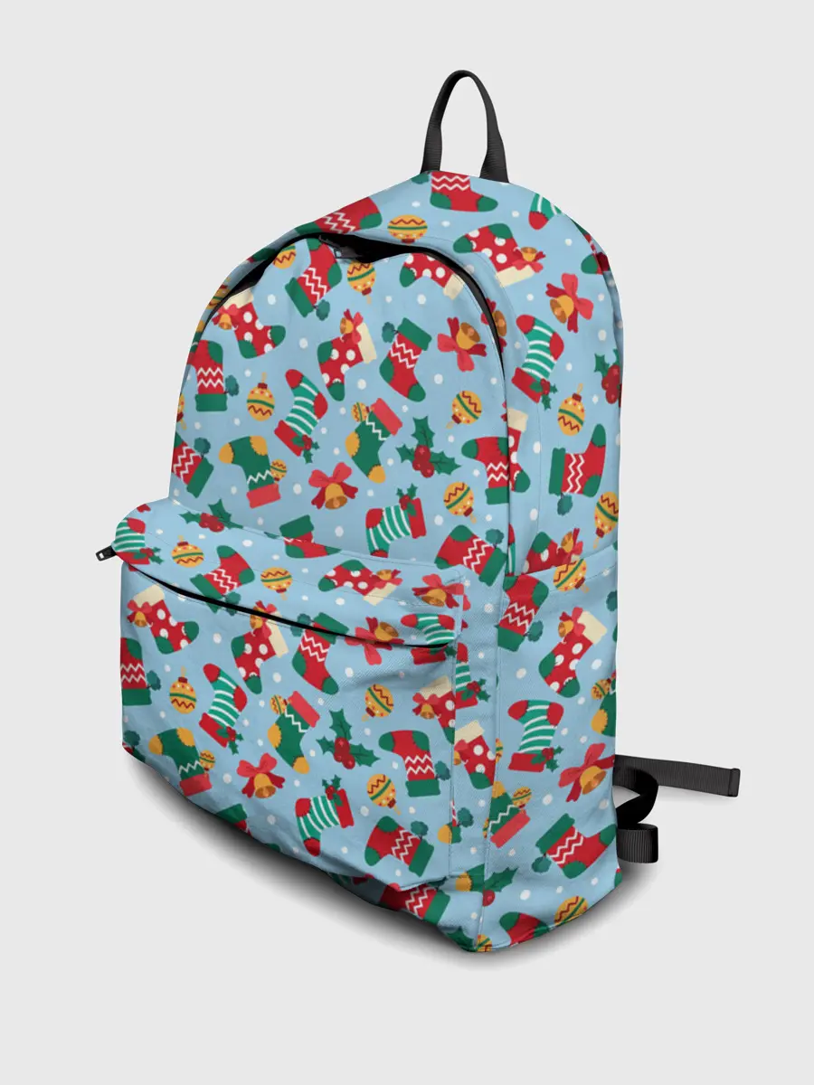 Рюкзак джинсовый / Christmas Background