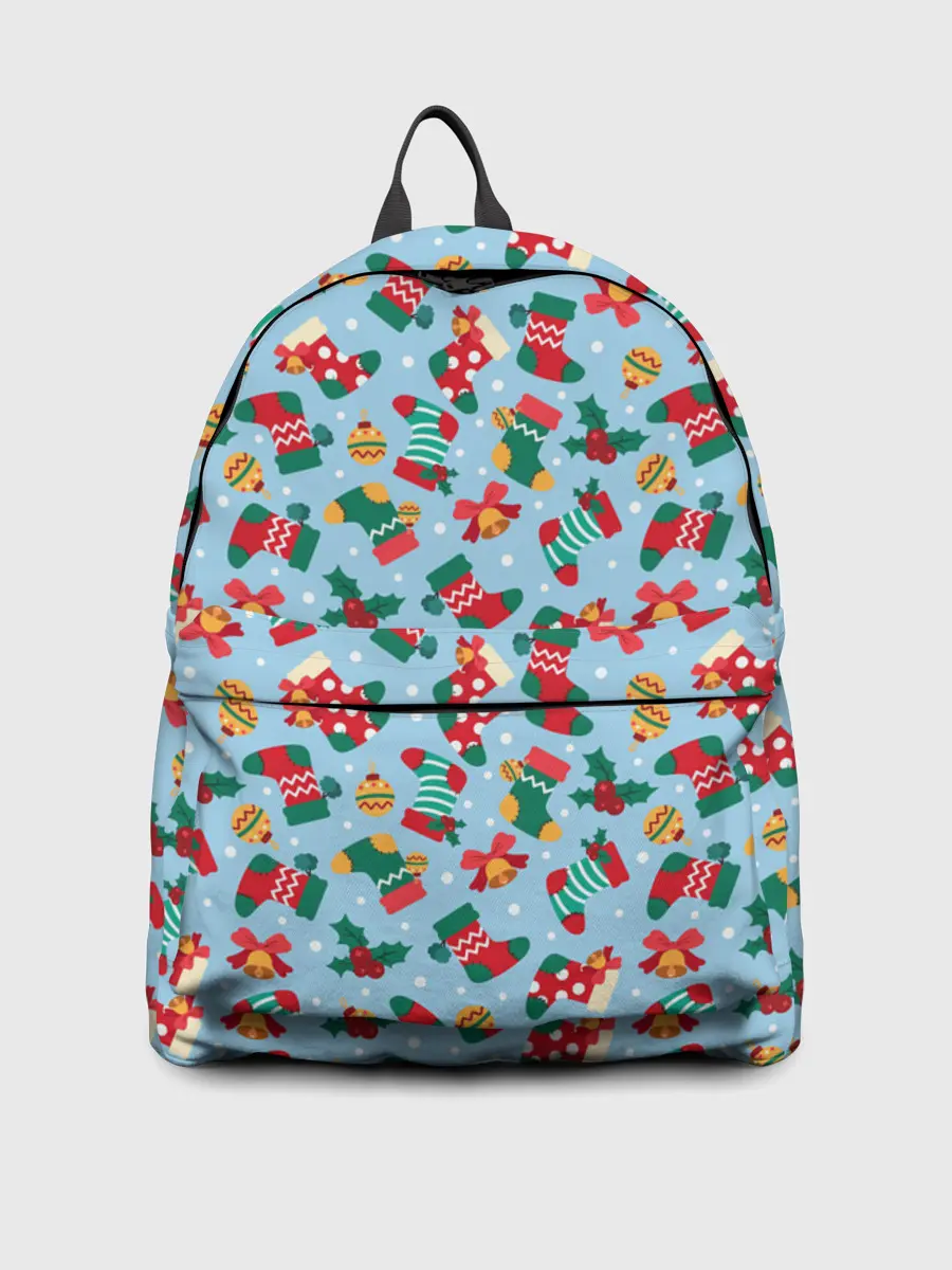 Рюкзак джинсовый / Christmas Background