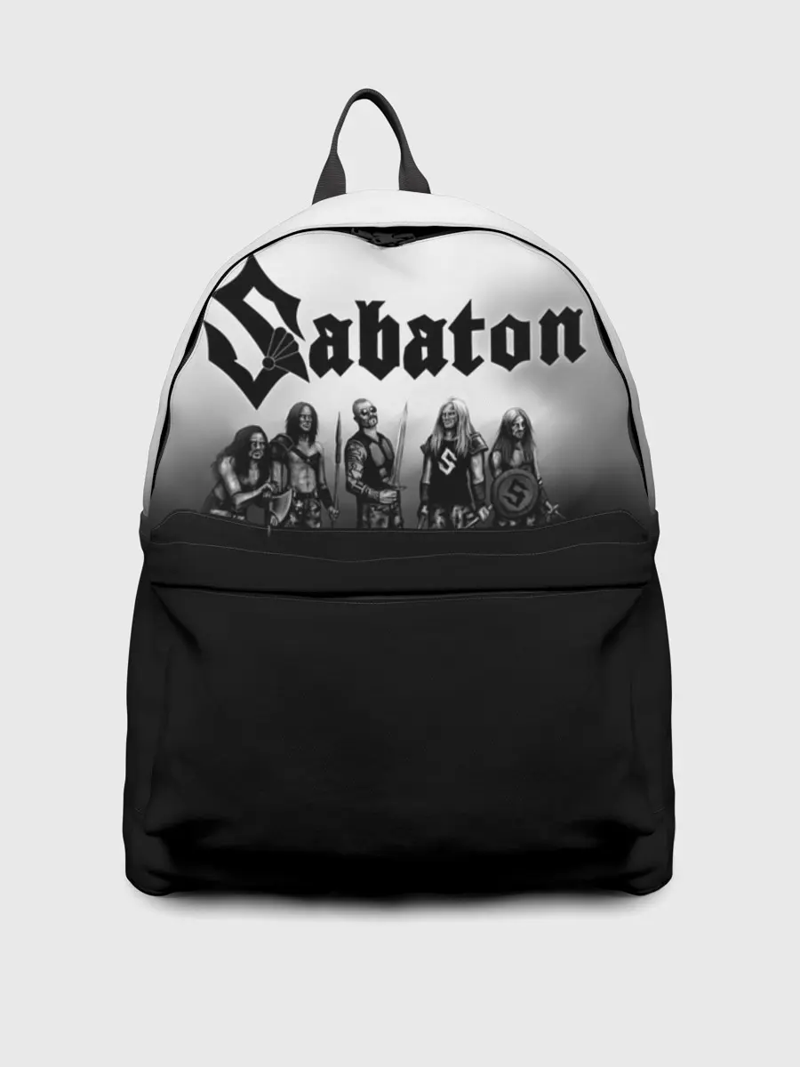Рюкзак джинсовый / Участники группы Sabaton