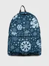 Рюкзак джинсовый / Новогодние снежинки, новый год