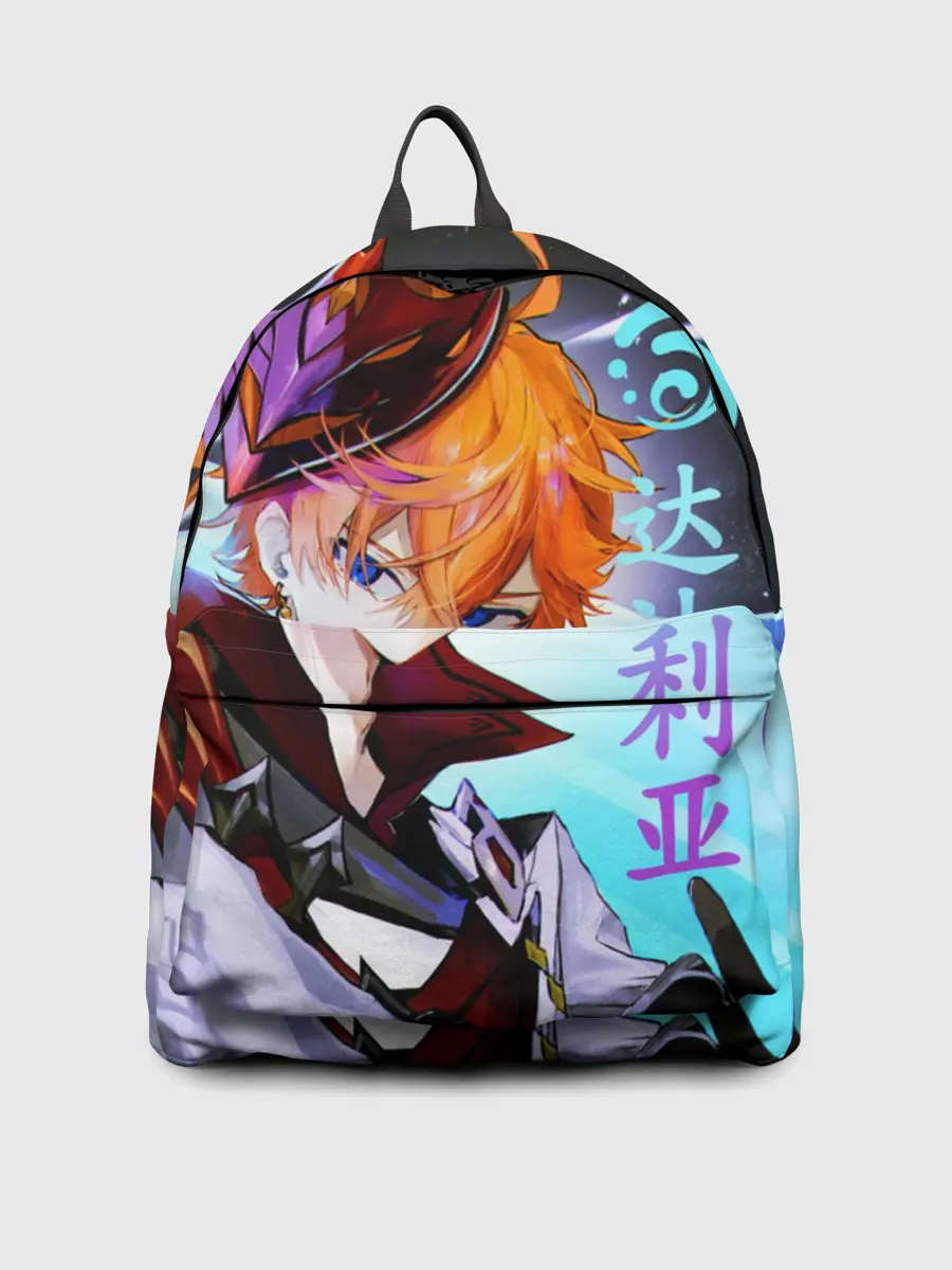 Рюкзак джинсовый / Genshin Impact: Tartaglia,