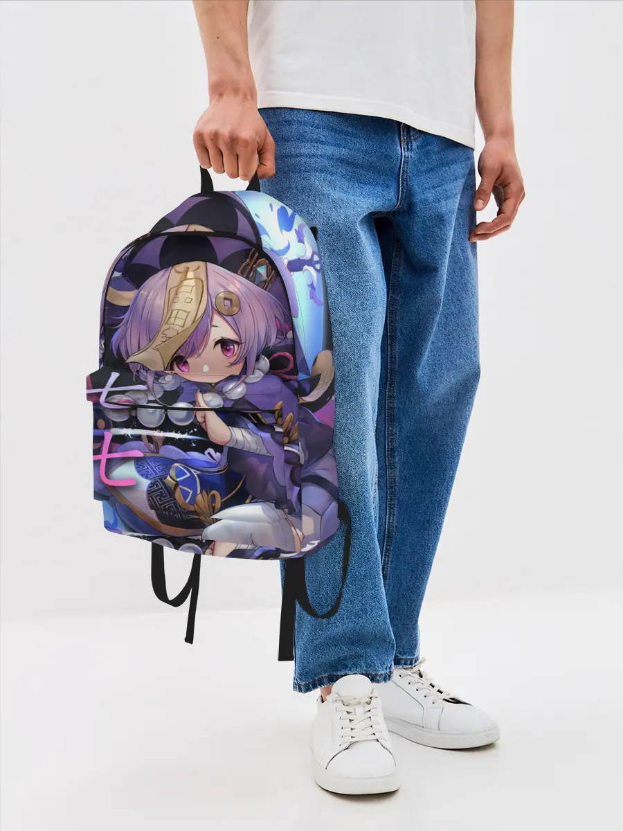 Рюкзак джинсовый / Genshin Impact: Qiqi