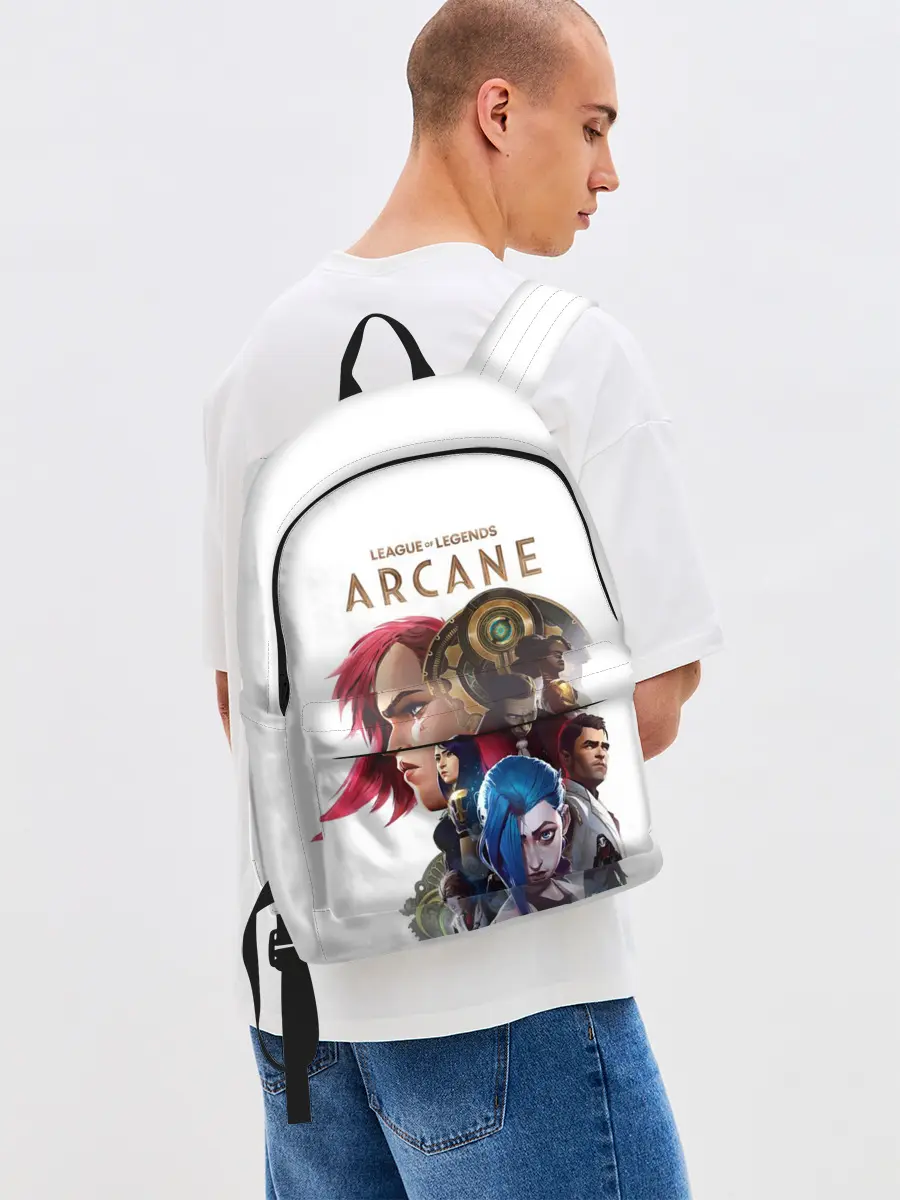 Рюкзак джинсовый / Аркейн Вай,Паудер и др.