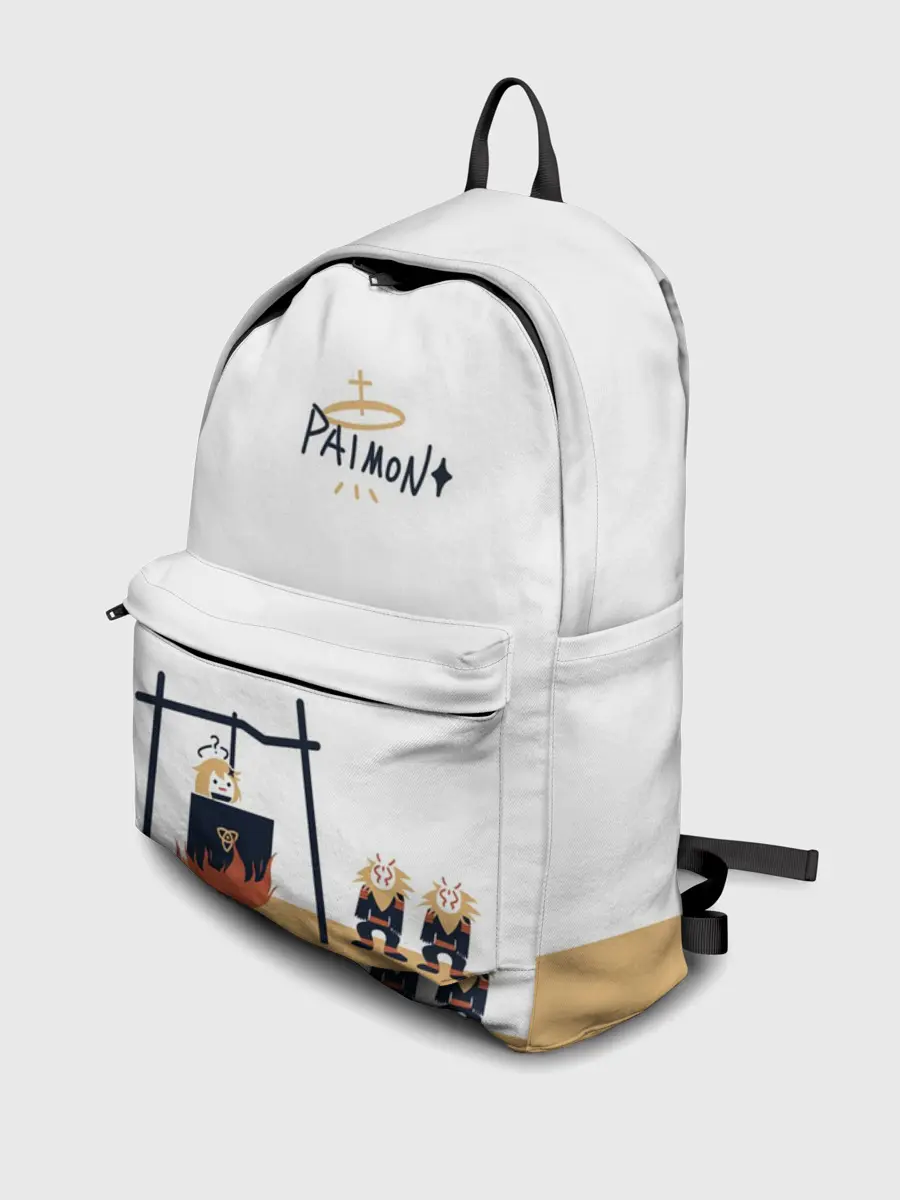 Рюкзак джинсовый / ПАЙМОН И ХИЛИЧУРЛЫ