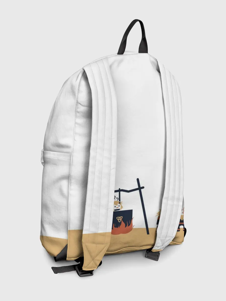 Рюкзак джинсовый / ПАЙМОН И ХИЛИЧУРЛЫ