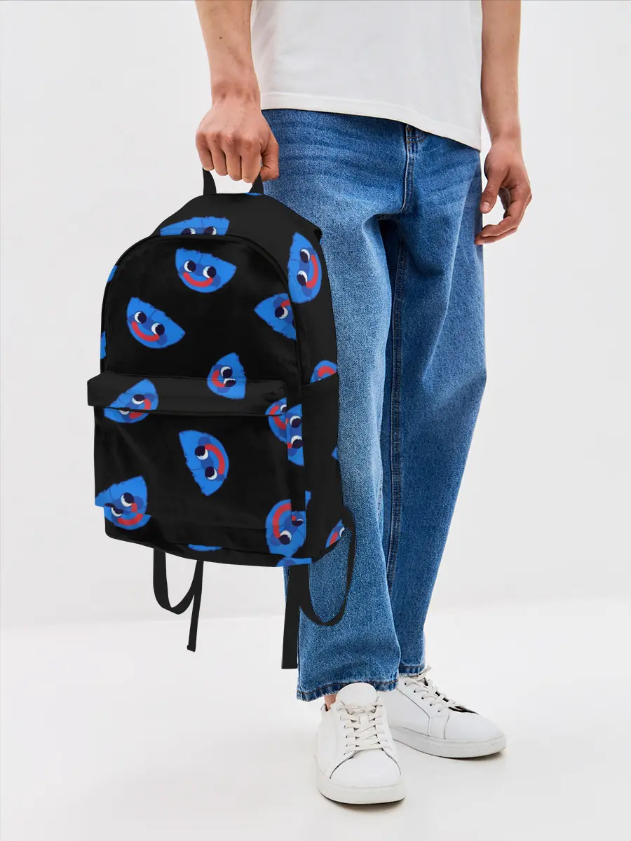 Рюкзак джинсовый / Poppy Playtime - Huggy Wuggy