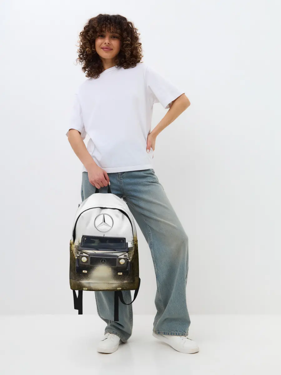 Рюкзак джинсовый / Mercedes