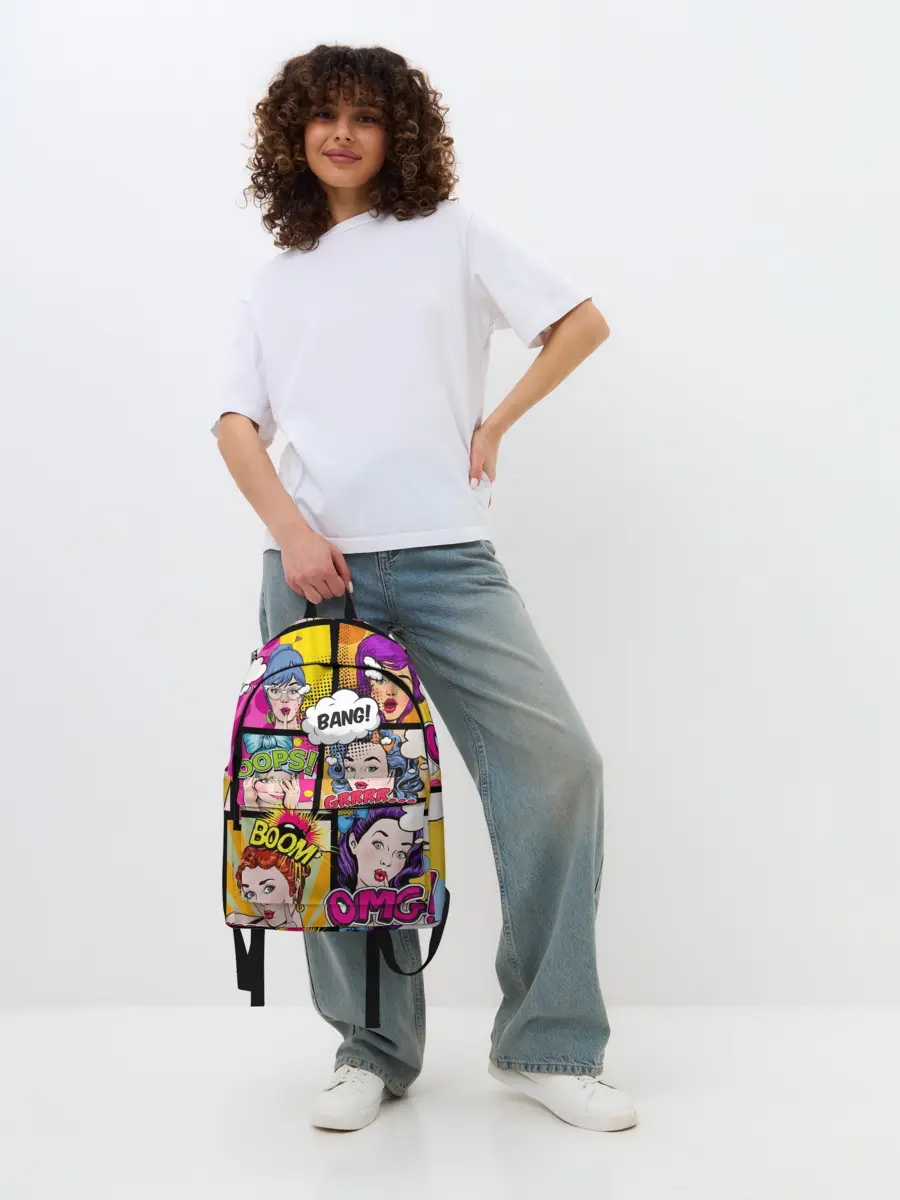 Рюкзак джинсовый / POP ART