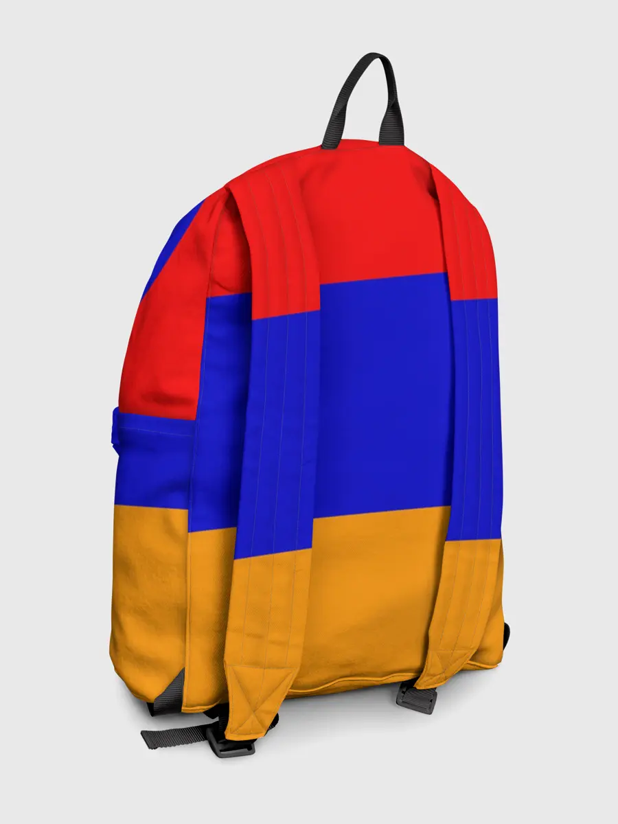 Рюкзак джинсовый / Герб и флаг Армении