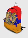Рюкзак джинсовый / Герб и флаг Армении