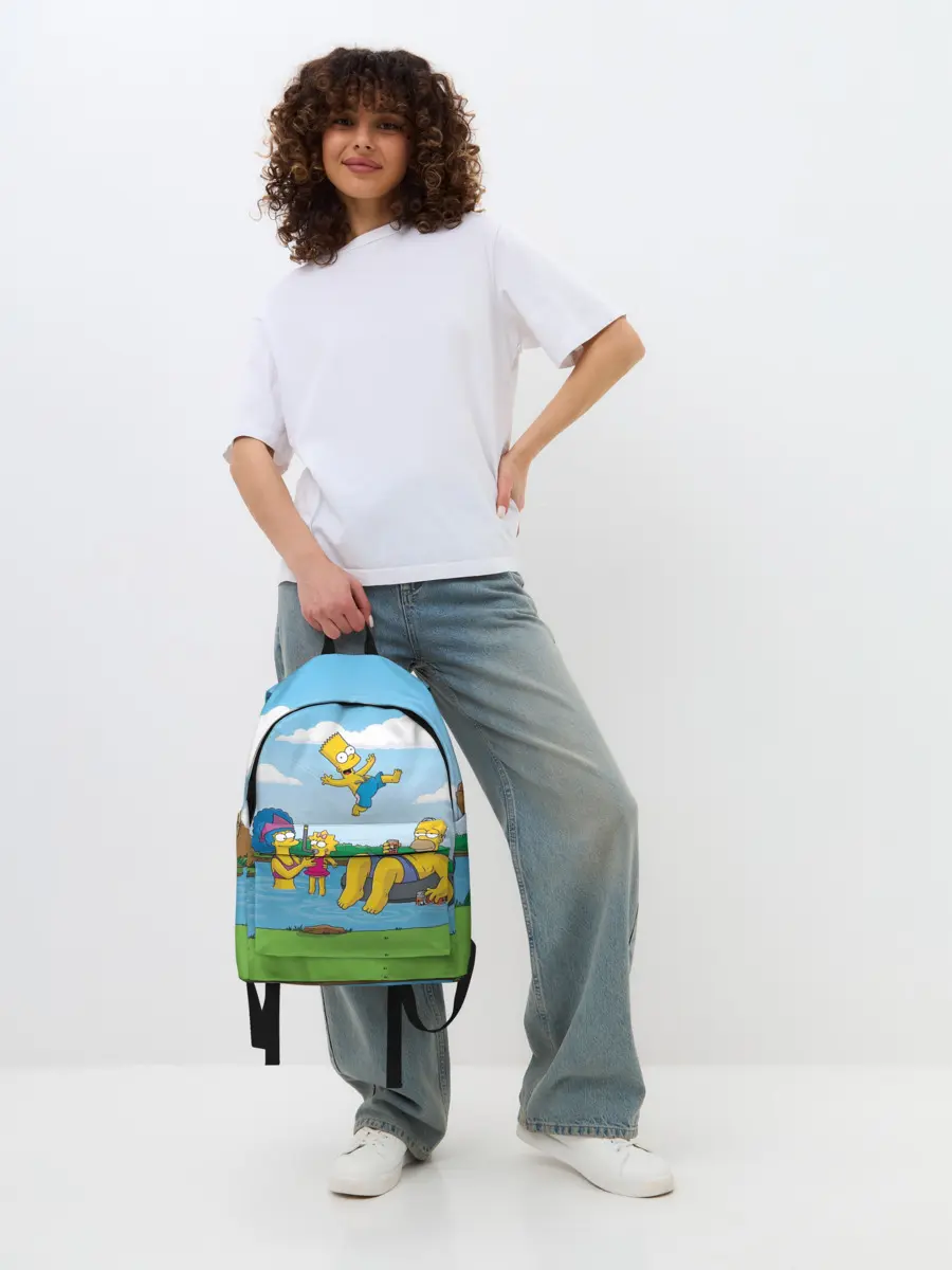 Рюкзак джинсовый / The simpsons
