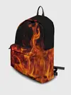 Рюкзак джинсовый / Огонь