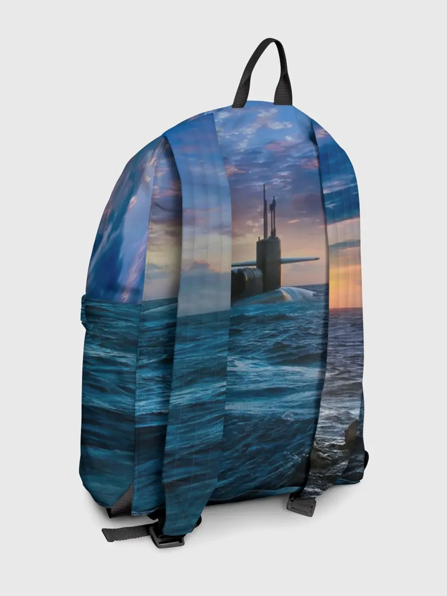 Рюкзак джинсовый / Подводная лодка