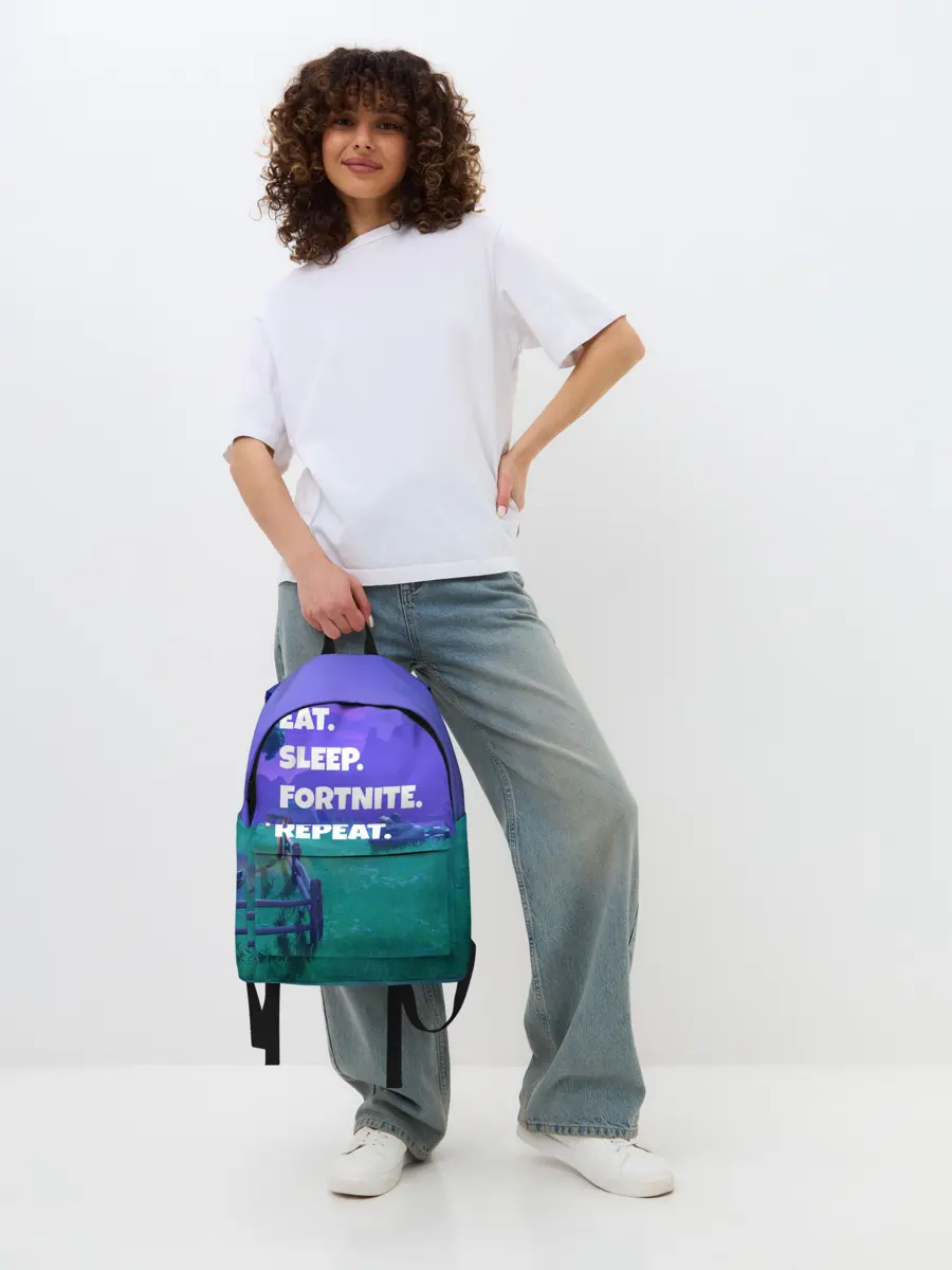 Рюкзак джинсовый / Fortnite Repeat