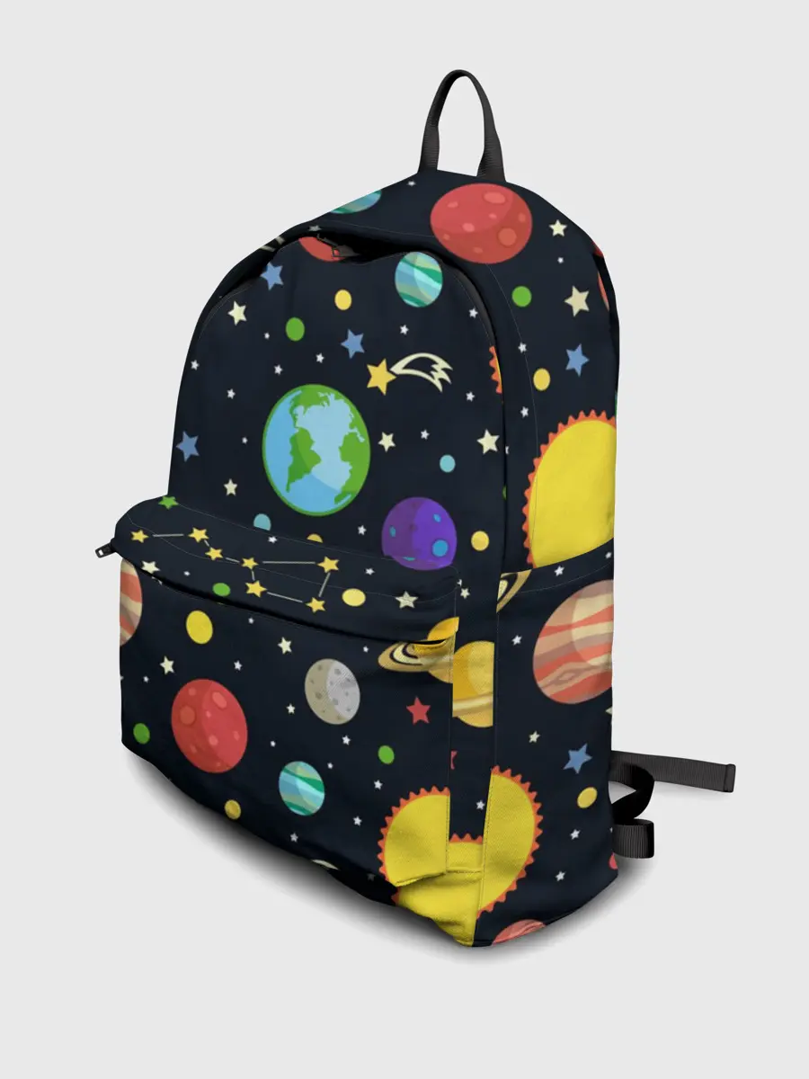 Рюкзак джинсовый / Солнечная система