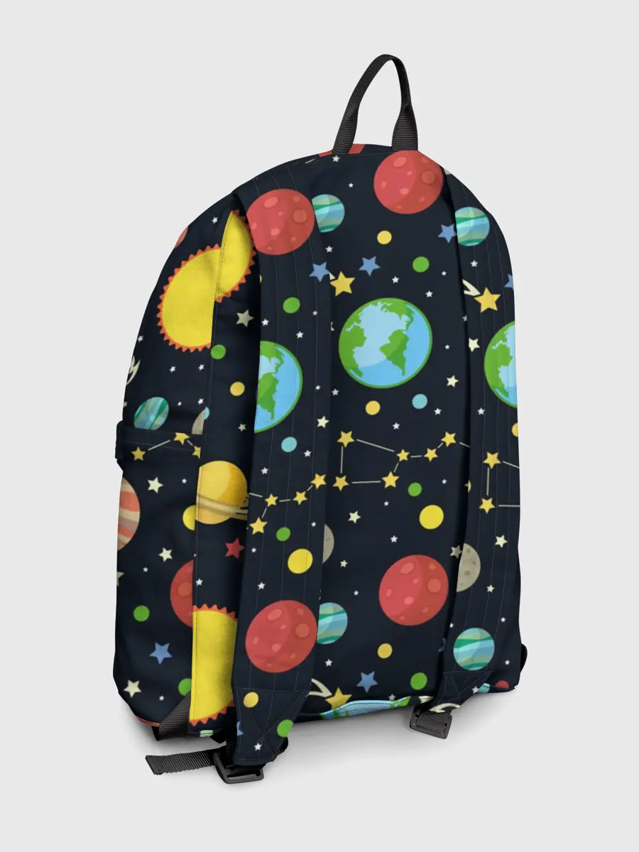 Рюкзак джинсовый / Солнечная система