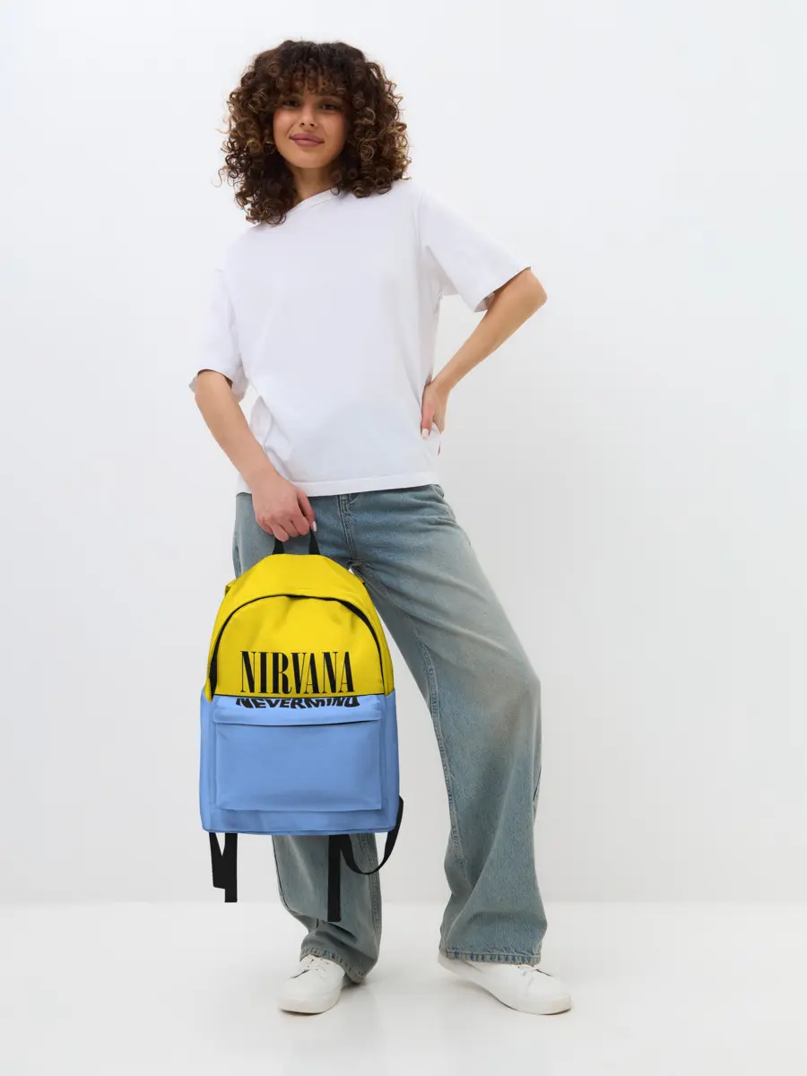 Рюкзак джинсовый / Nirvana nevermino
