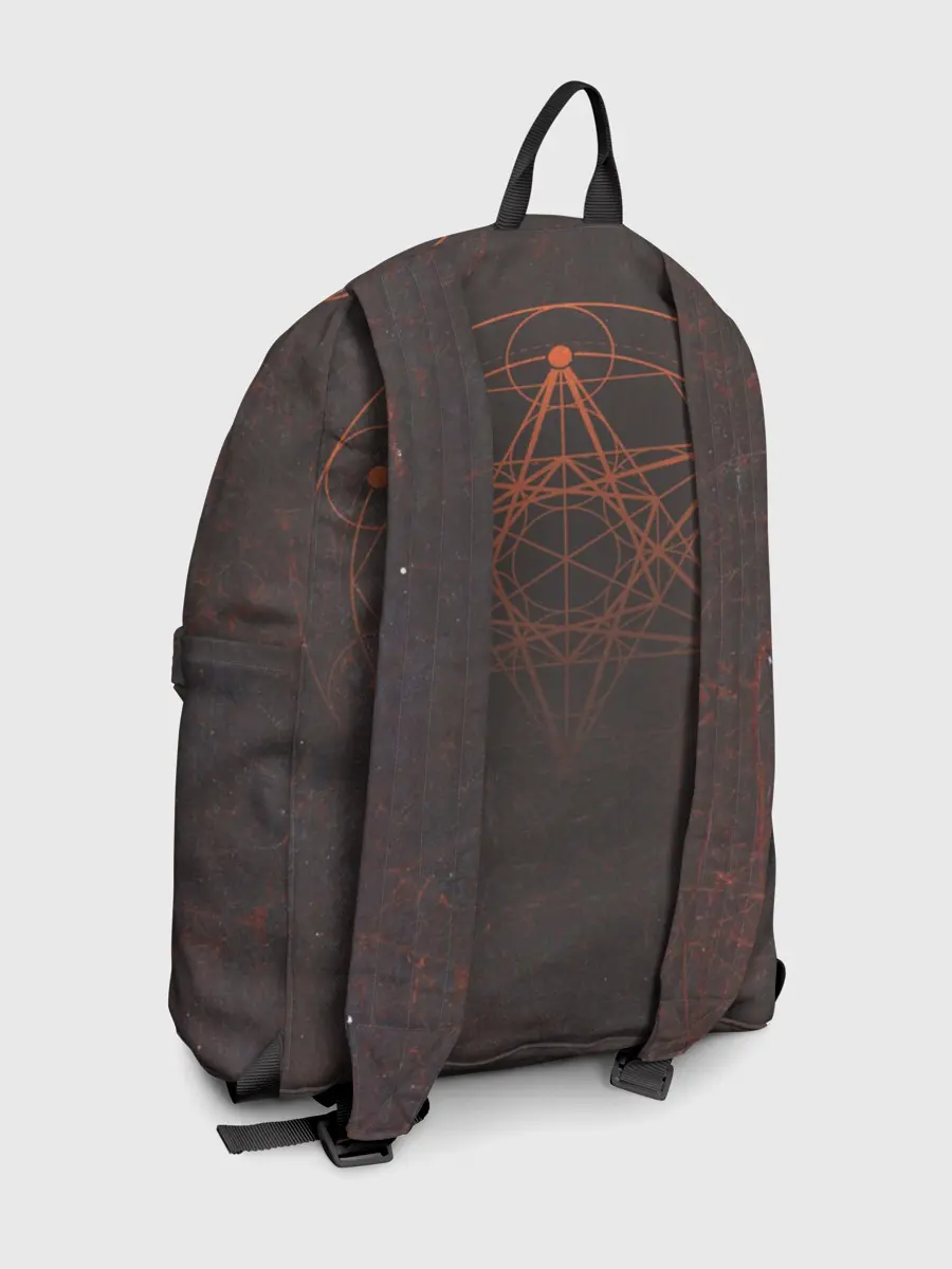 Рюкзак джинсовый / Хаски Геометрия