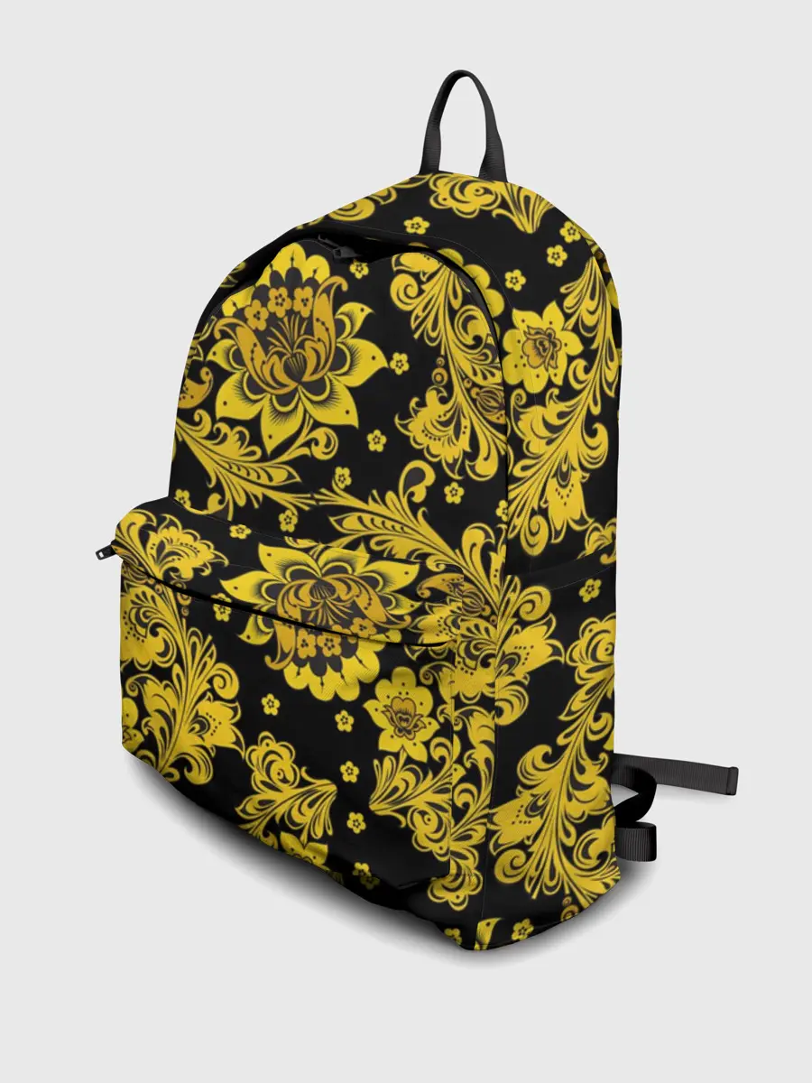 Рюкзак джинсовый / Хохлома