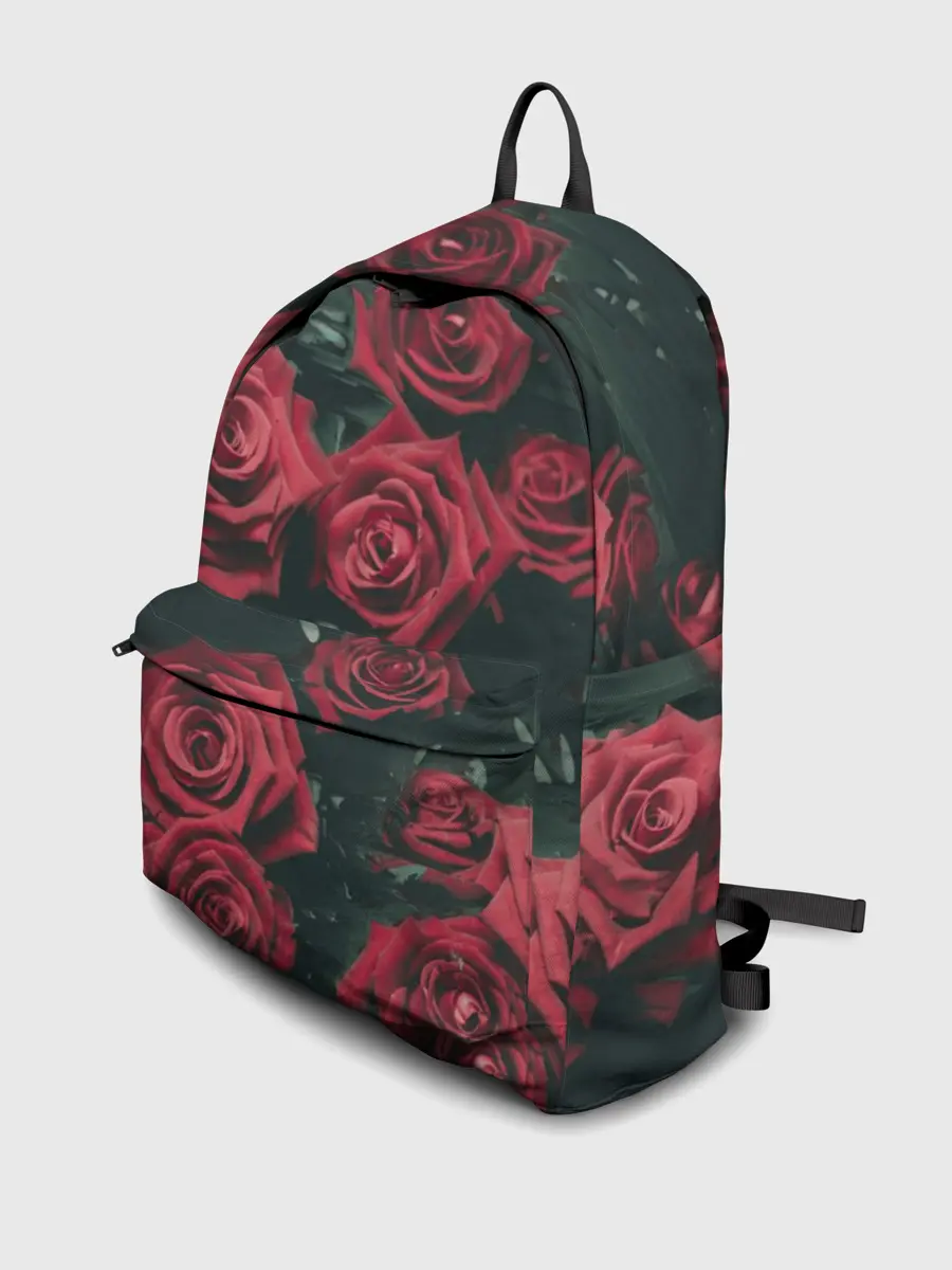 Рюкзак джинсовый / Цветы Розы