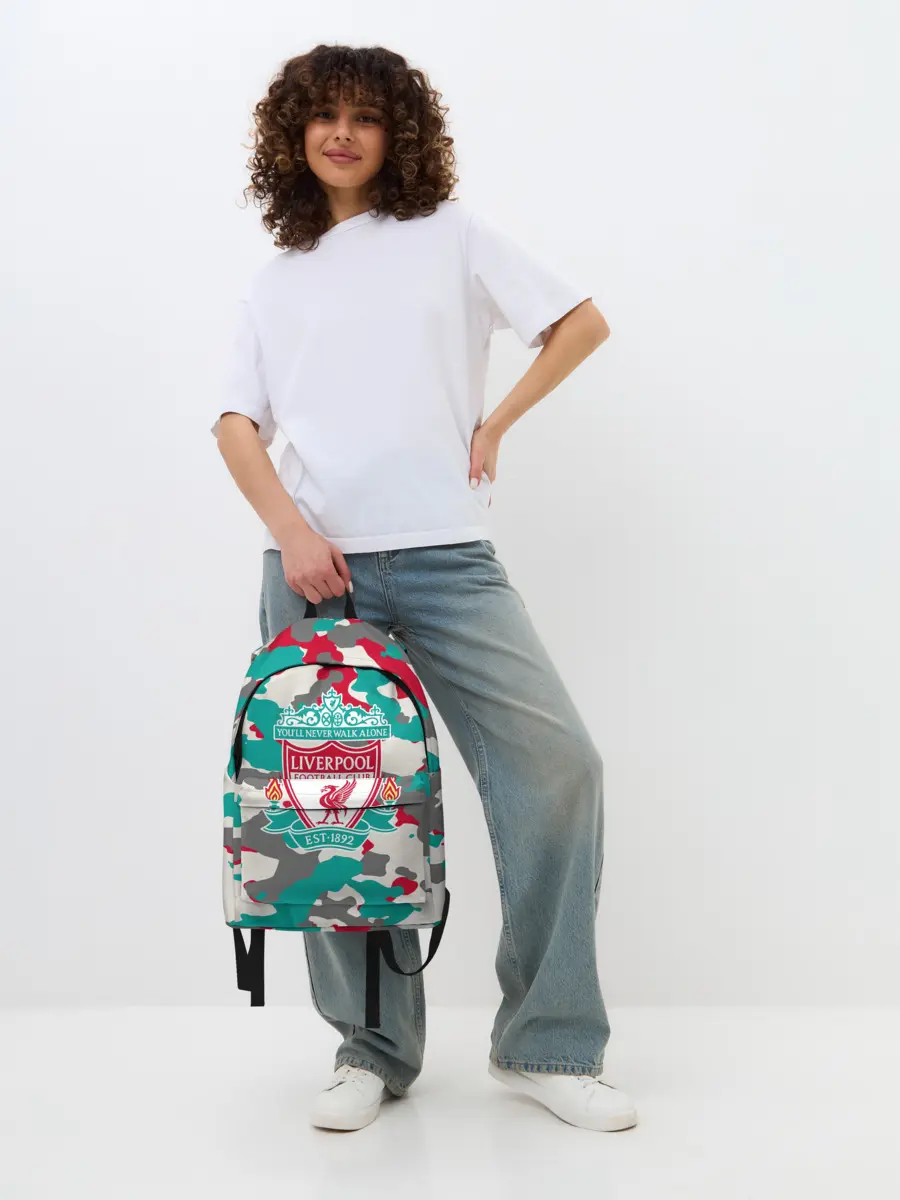 Рюкзак джинсовый / FC Liverpool