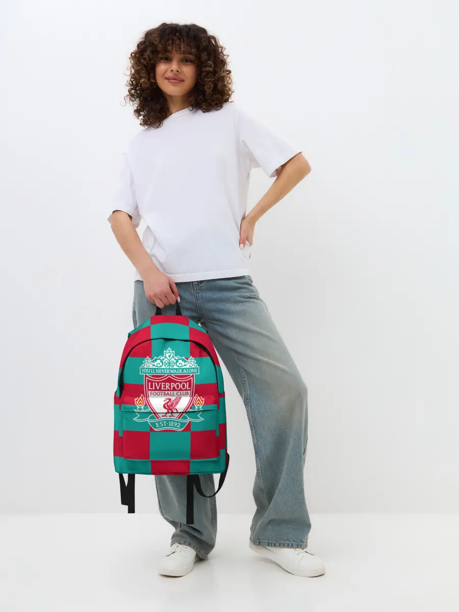 Рюкзак джинсовый / ФК Ливерпуль