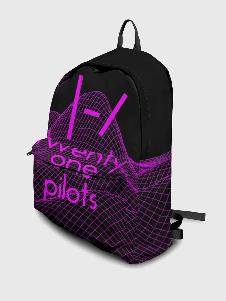 Рюкзак джинсовый / twenty one pilots neon music