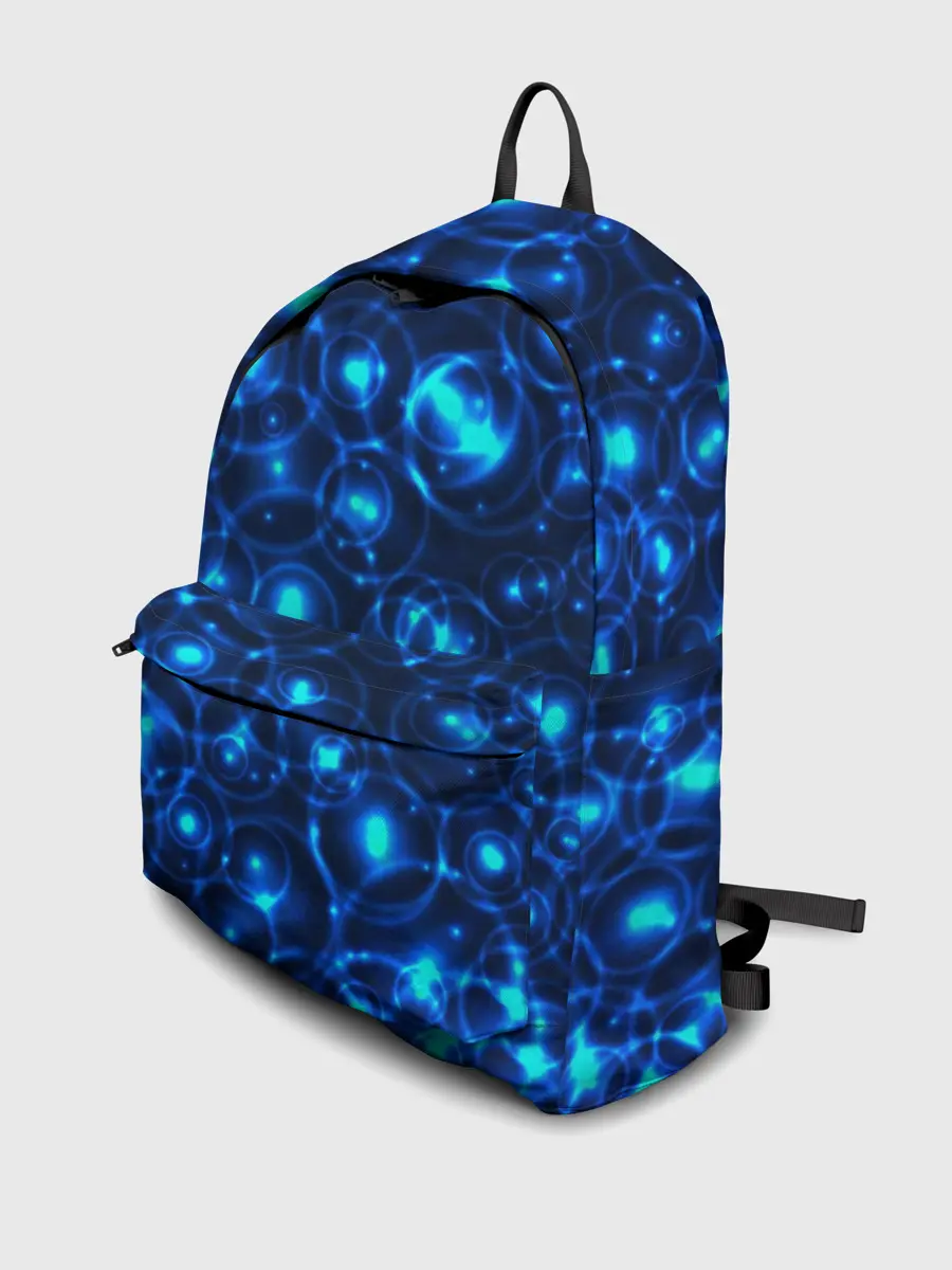 Рюкзак джинсовый / Пузырчатый абстракт