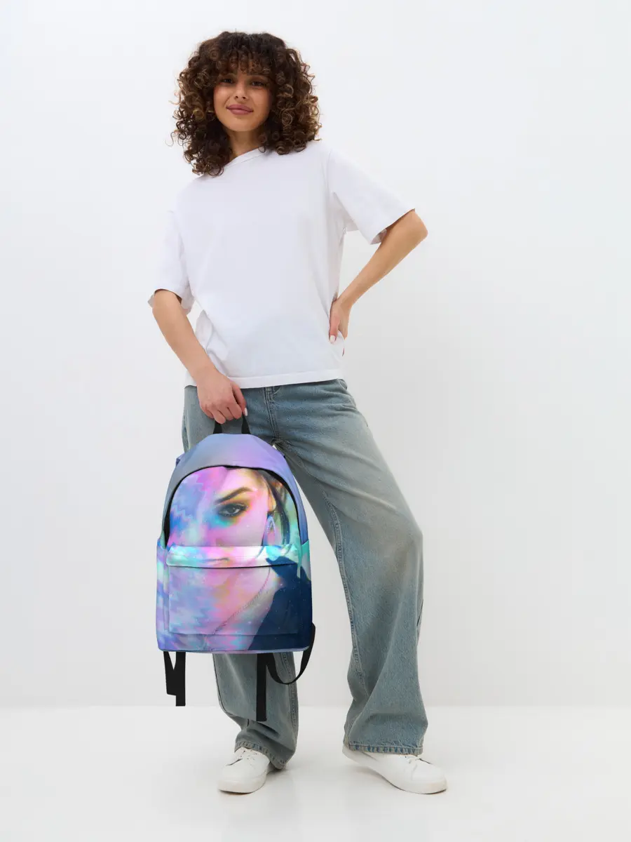 Рюкзак джинсовый / Саша Грей. Абстракция