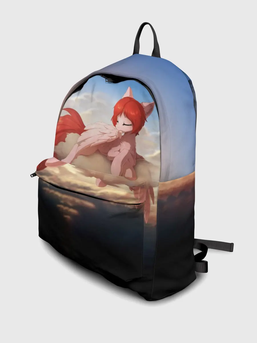 Рюкзак джинсовый / Red