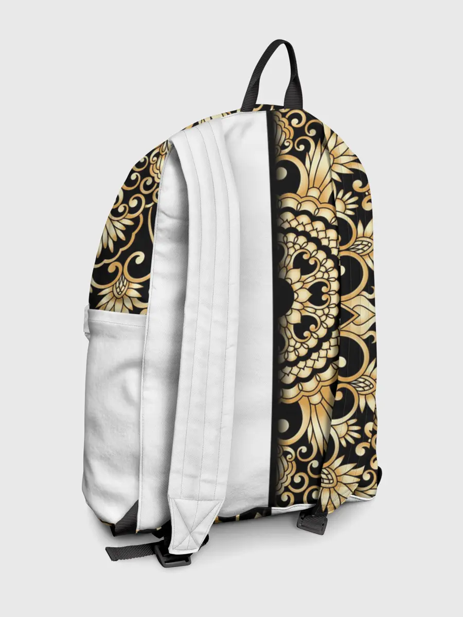 Рюкзак джинсовый / Белое на черном