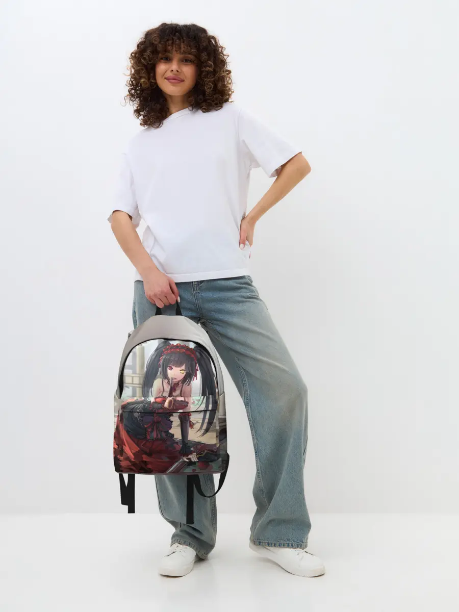 Рюкзак джинсовый / токисаки аниме