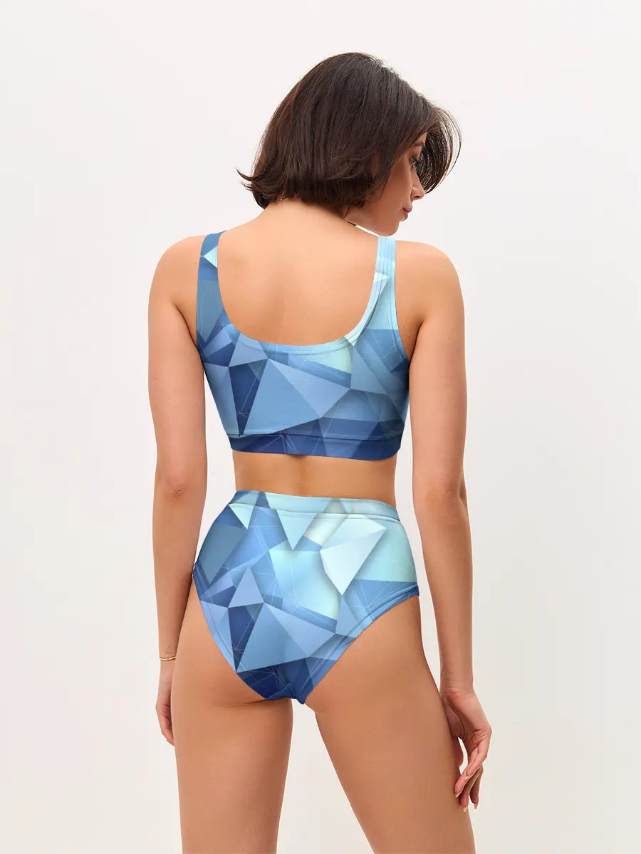 Женские топ и трусы / абстракция