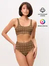 Женские топ и трусы / Плитка Шоколада