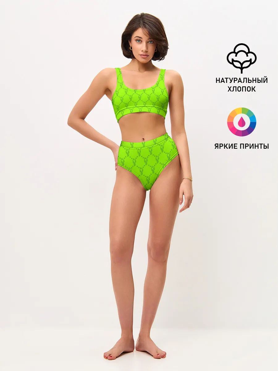 Женские топ и трусы / Billie Eilish pattern