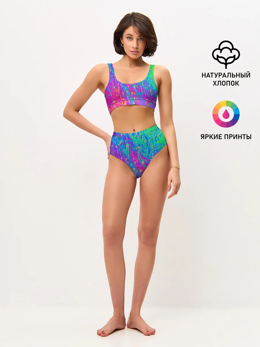 Женские топ и трусы / НЕОНОВАЯ ПАЛИТРА