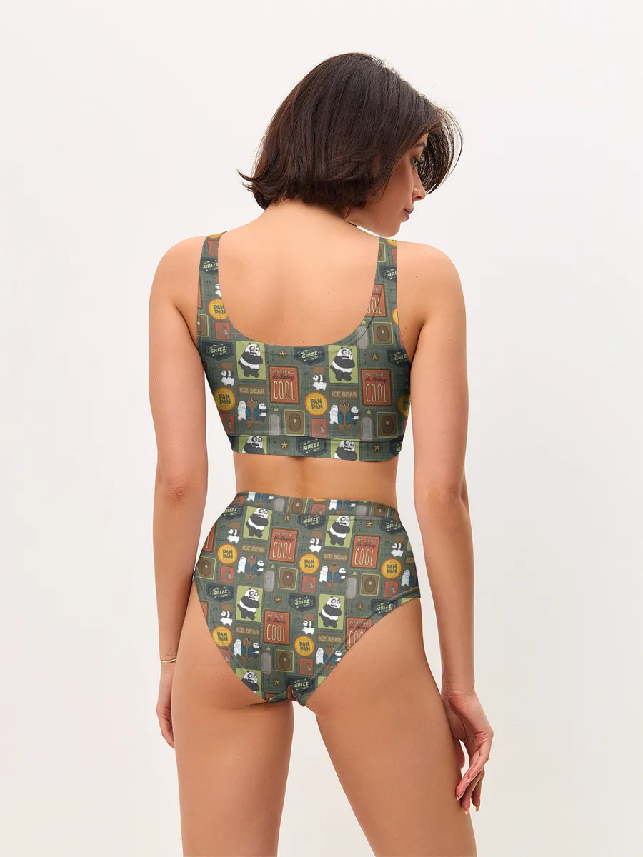 Женские топ и трусы / Клевые медведи