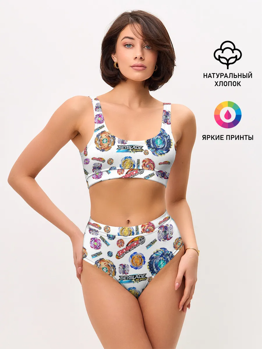 Женские топ и трусы / Бейблэйд паттерн