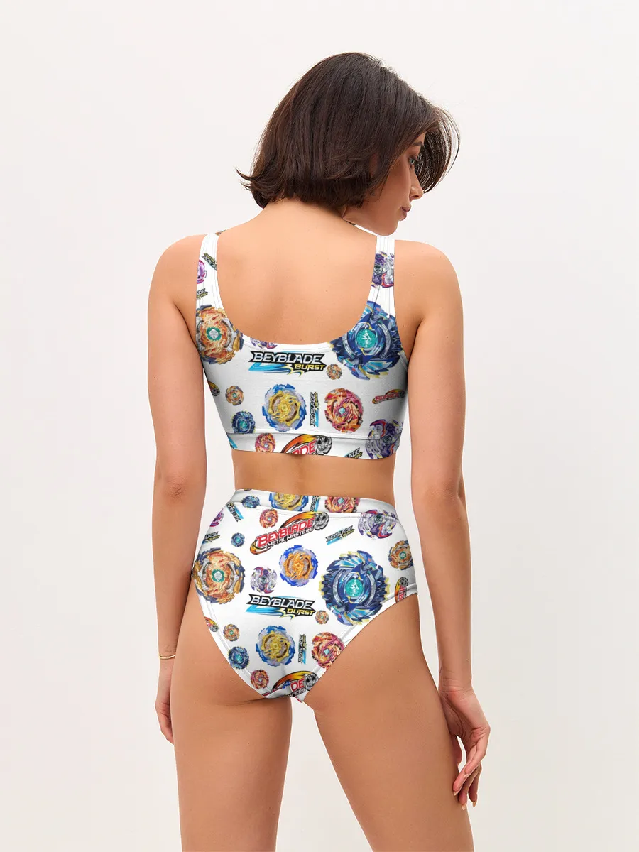 Женские топ и трусы / Бейблэйд паттерн
