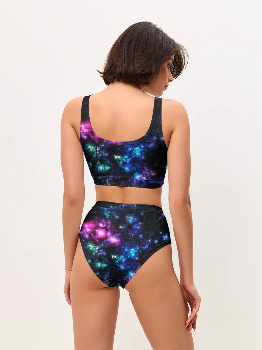 Женские топ и трусы / АБСТРАКЦИЯ КОСМОСА