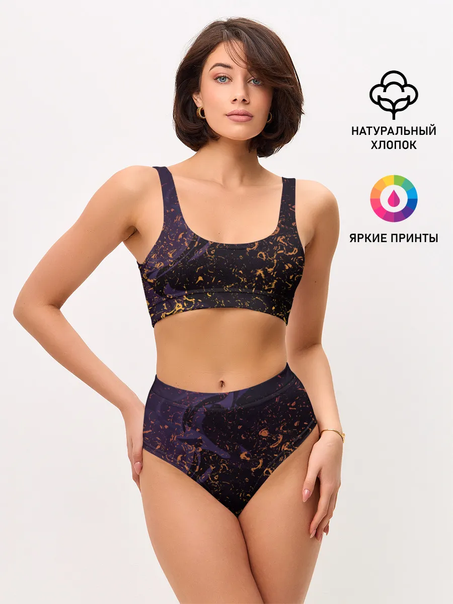 Женские топ и трусы / Flame in the night