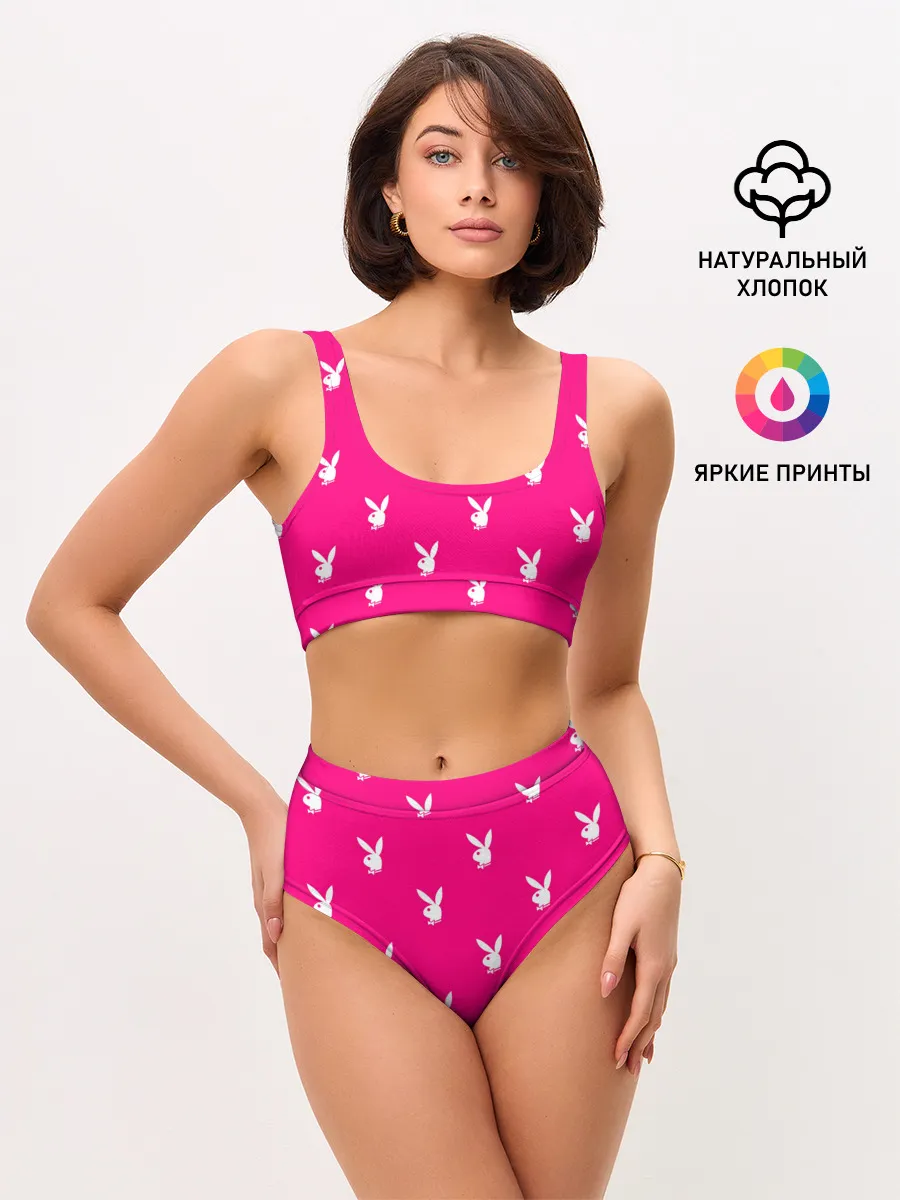 Женские топ и трусы / PLAYBOY | ПЛЕЙБОЙ
