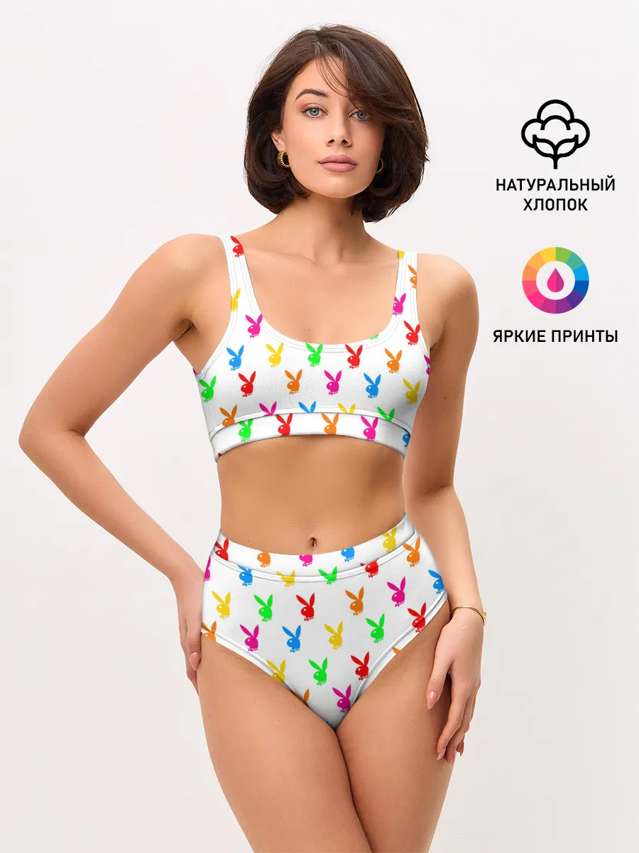 Женские топ и трусы / PLAYBOY | ПЛЕЙБОЙ