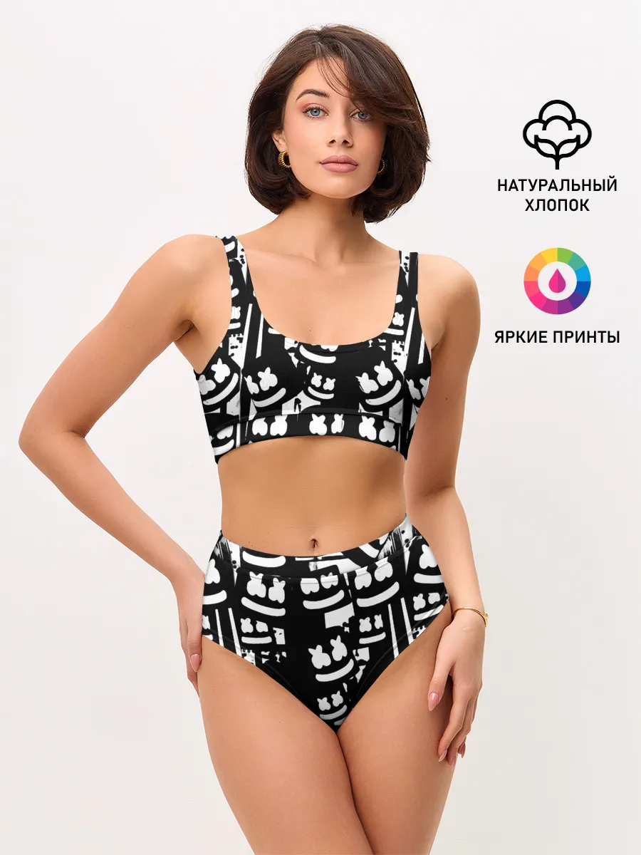 Женские топ и трусы / Marshmello