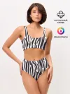 Женские топ и трусы / Я зебра
