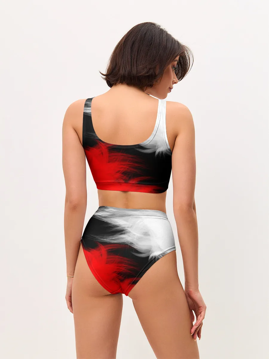 Женские топ и трусы / ПЕРЬЯ