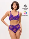 Женские топ и трусы / БАБОЧКИ ПАТТЕРН | BUTTERFLY PATTERN
