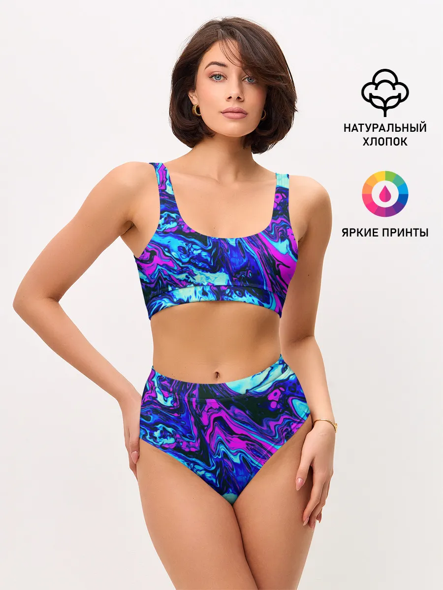 Женские топ и трусы / DIGITAL ABSTRACT
