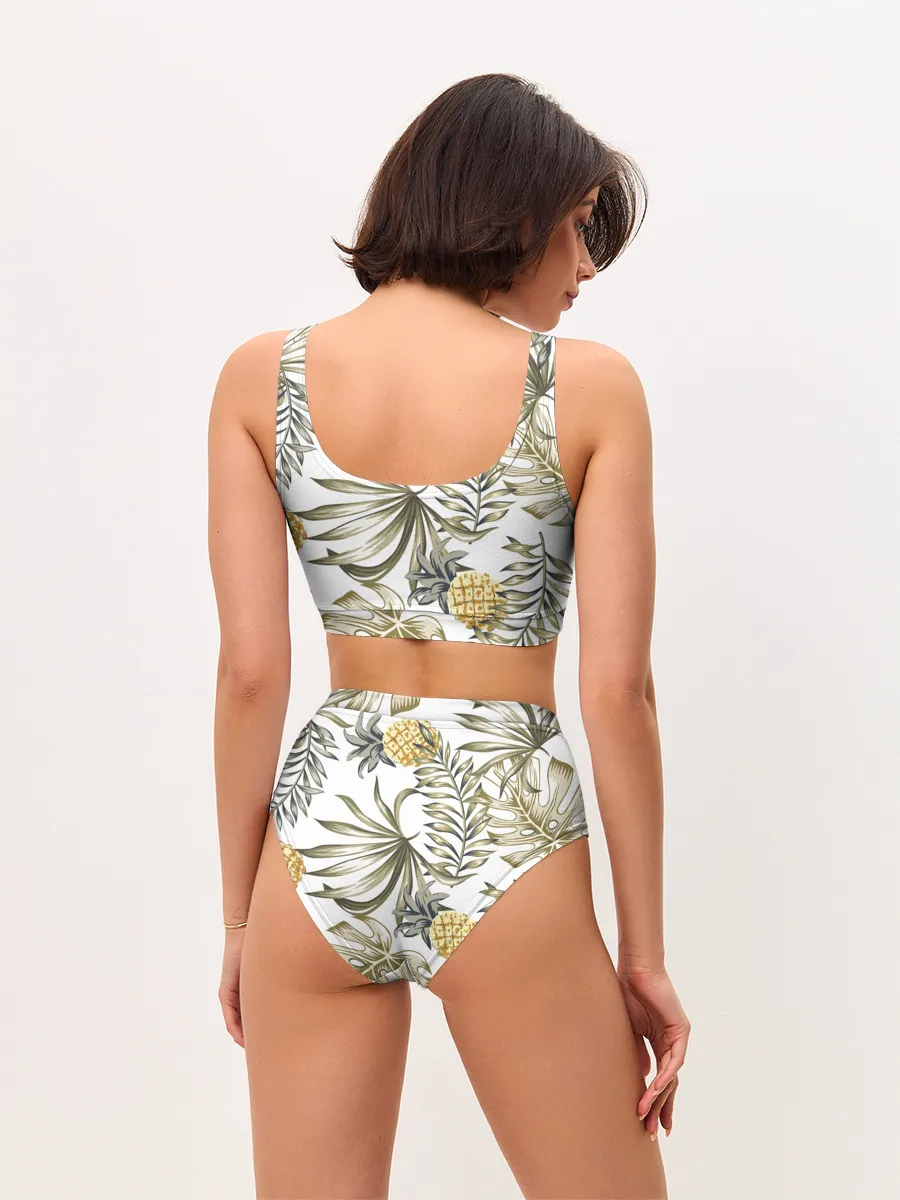 Женские топ и трусы / Тропики хаки