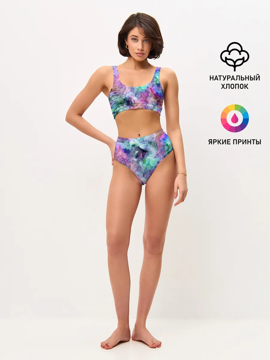 Женские топ и трусы / Color splashes